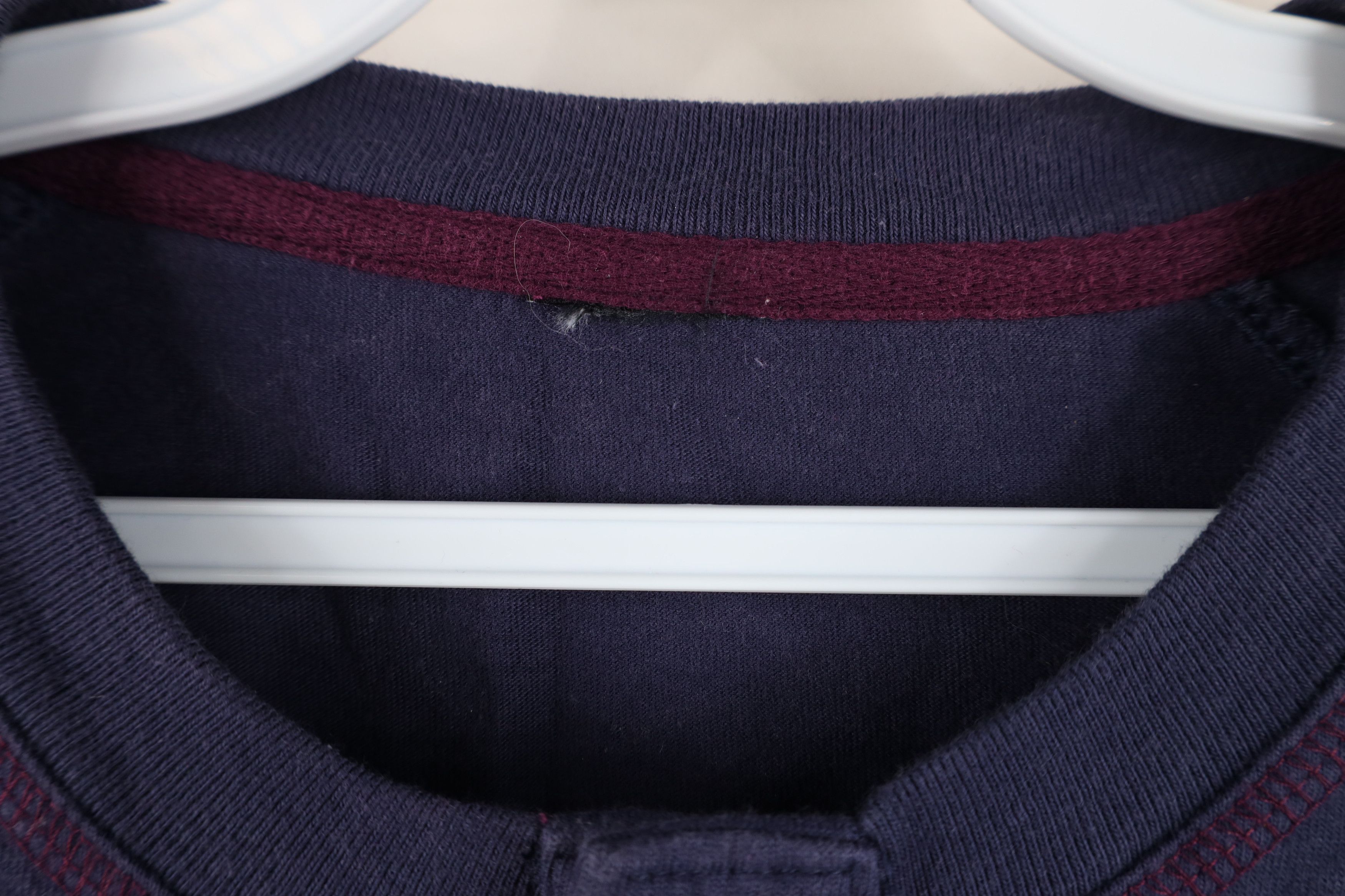 Vintage Vintage 90s Streetwear Block Long Sleeve Henley T-Shirt Size US XL / EU 56 / 4 - 9 Thumbnail
