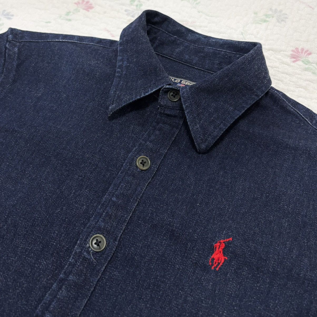 Polo Ralph Lauren Polo Ralph Lauren Denim Short Sleeve Shirt Size XS / US 0-2 / IT 36-38 - 4 Thumbnail