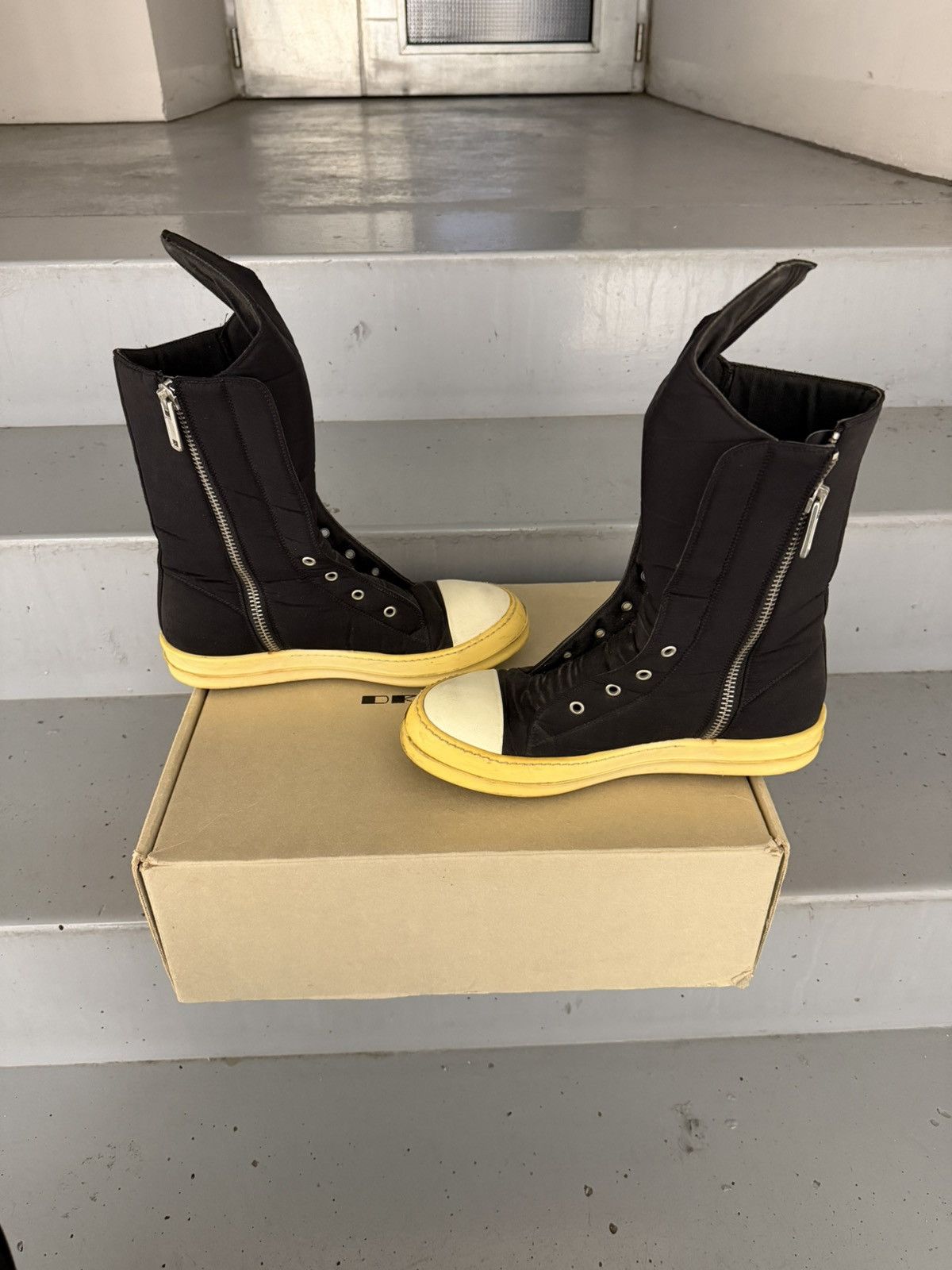 Rick Owens Drkshdw Rick Owens Drkshdw Ramones With Box Size US 8 / EU 41 - 11 Thumbnail