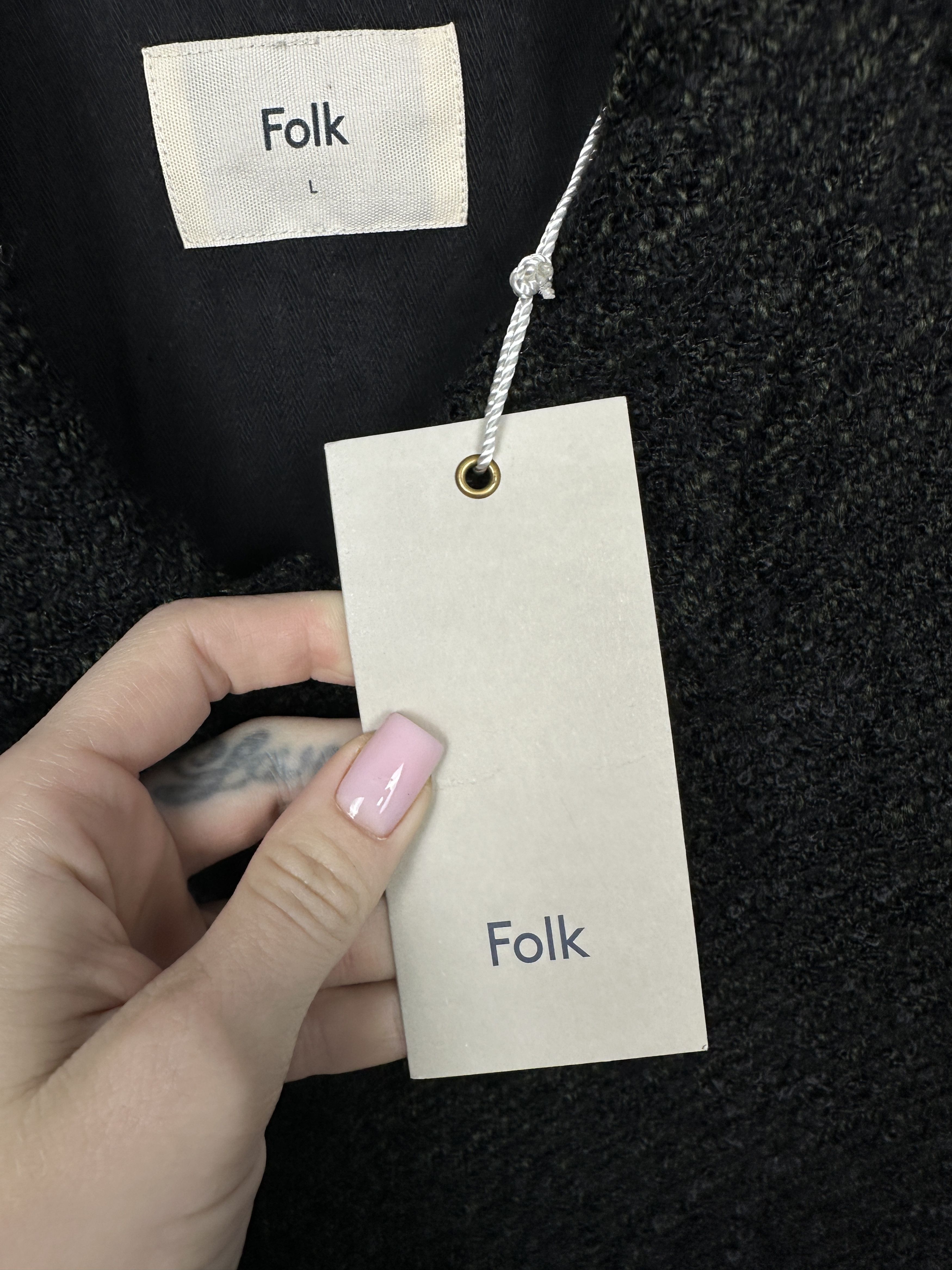 Folk NEW!! Folk Mens Box Over Shirt Jacket Size US L / EU 52-54 / 3 - 4 Thumbnail