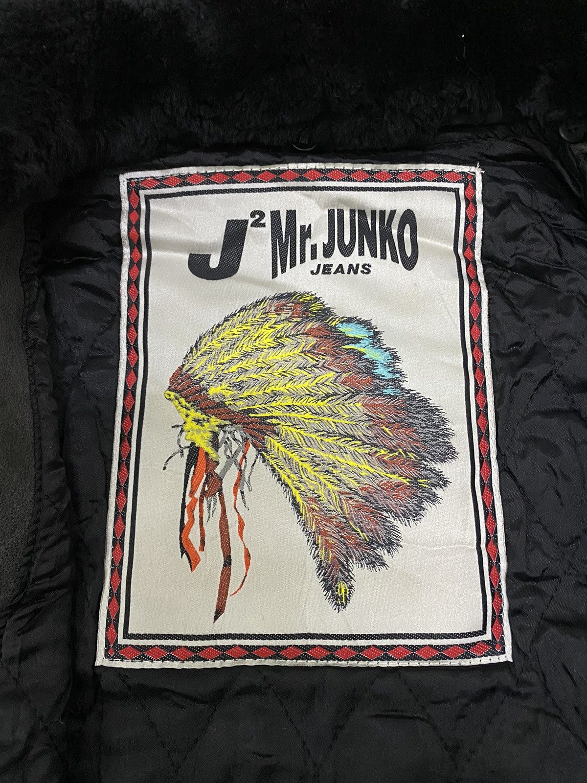 Leather Mr Junko jeans big logo leather varsity jacket Size US L / EU 52-54 / 3 - 11 Thumbnail