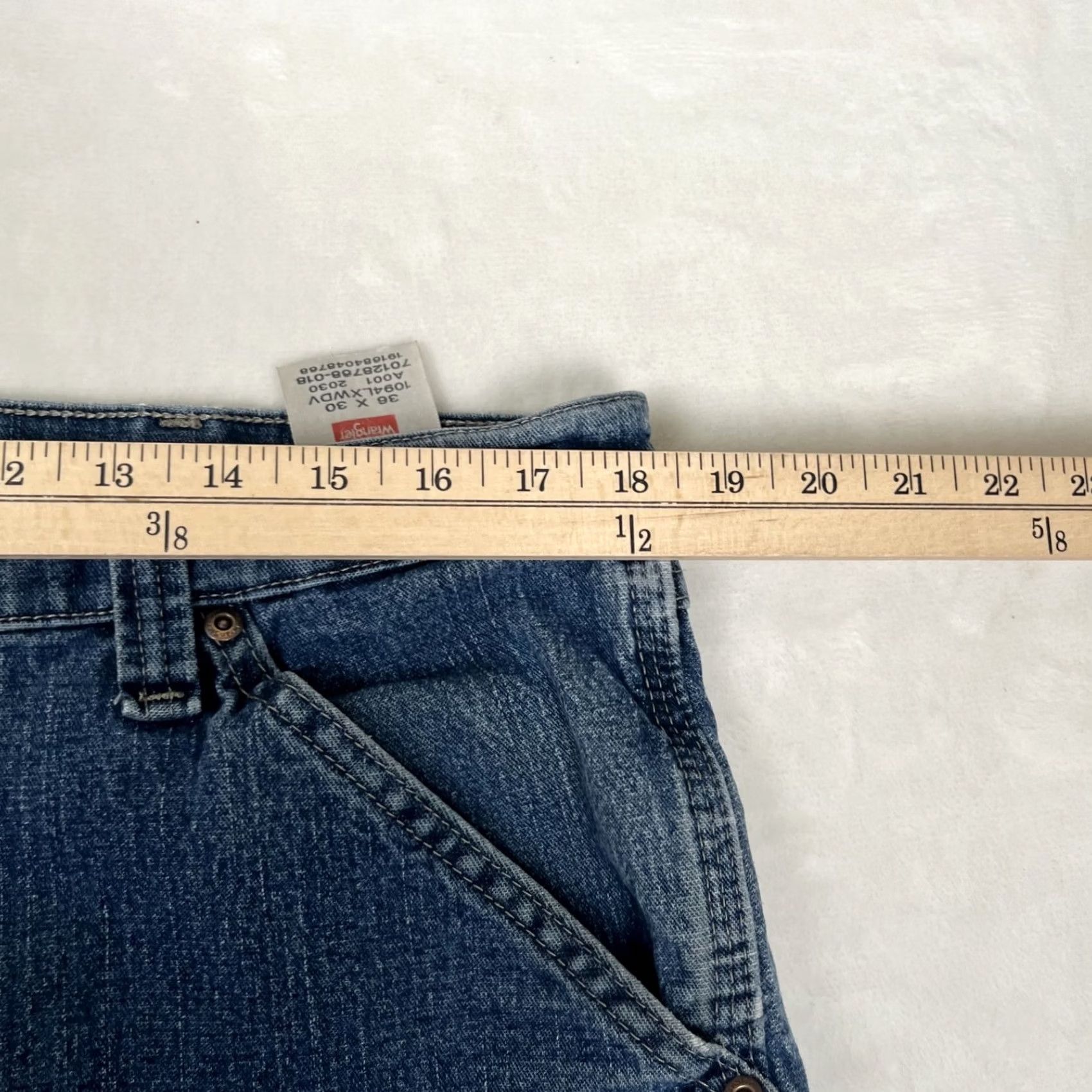 Wrangler Wrangler Carpenter Jeans Workwear Men’s Pants 36x30 Y2K Blue Denim Size US 36 / EU 52 - 6 Thumbnail