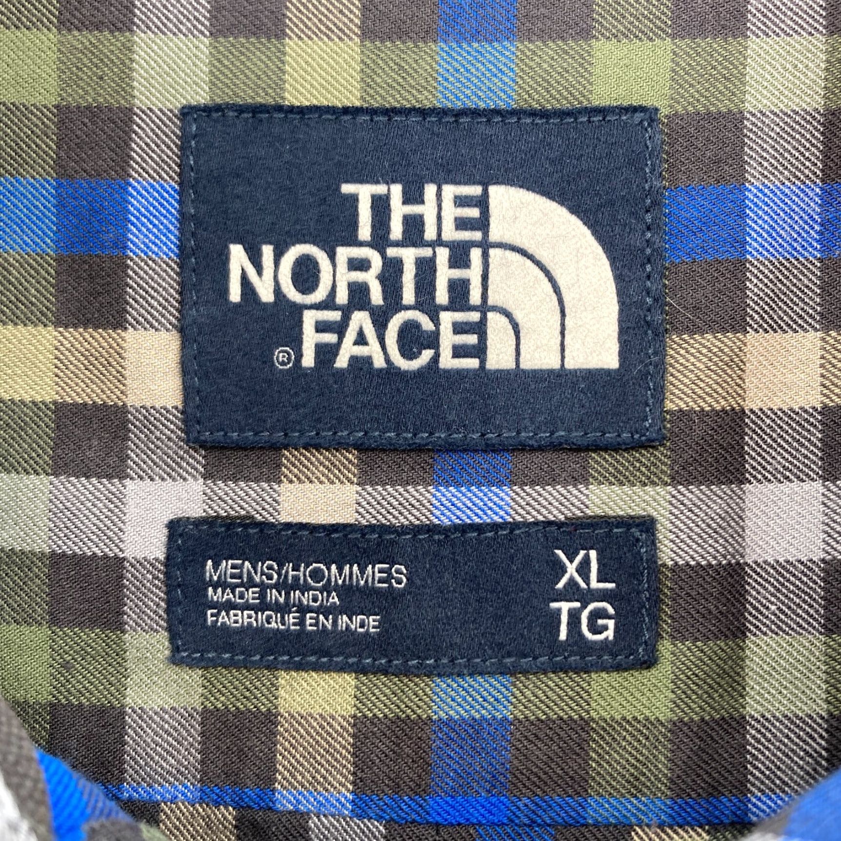 The North Face The North Face Long Sleeve Button Up Shirt Mens XL Blue Plaid Hiking Travel Camp Size US XL / EU 56 / 4 - 4 Thumbnail