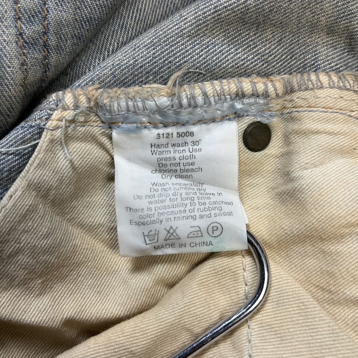 If Six Was Nine GOA Mud Wash distressed selvedge denim pants Size US 31 - 15 Thumbnail