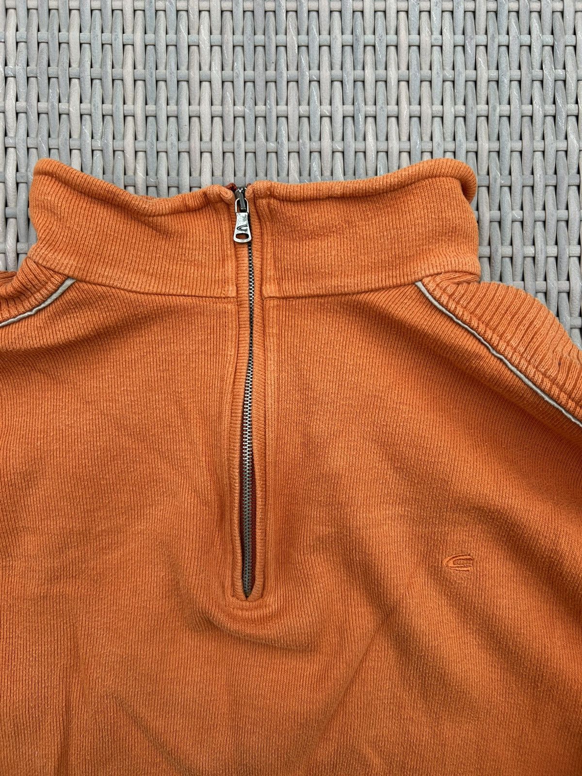 camel active Camel active Orange Quarter Zip Sweatshirt Size US XL / EU 56 / 4 - 4 Thumbnail