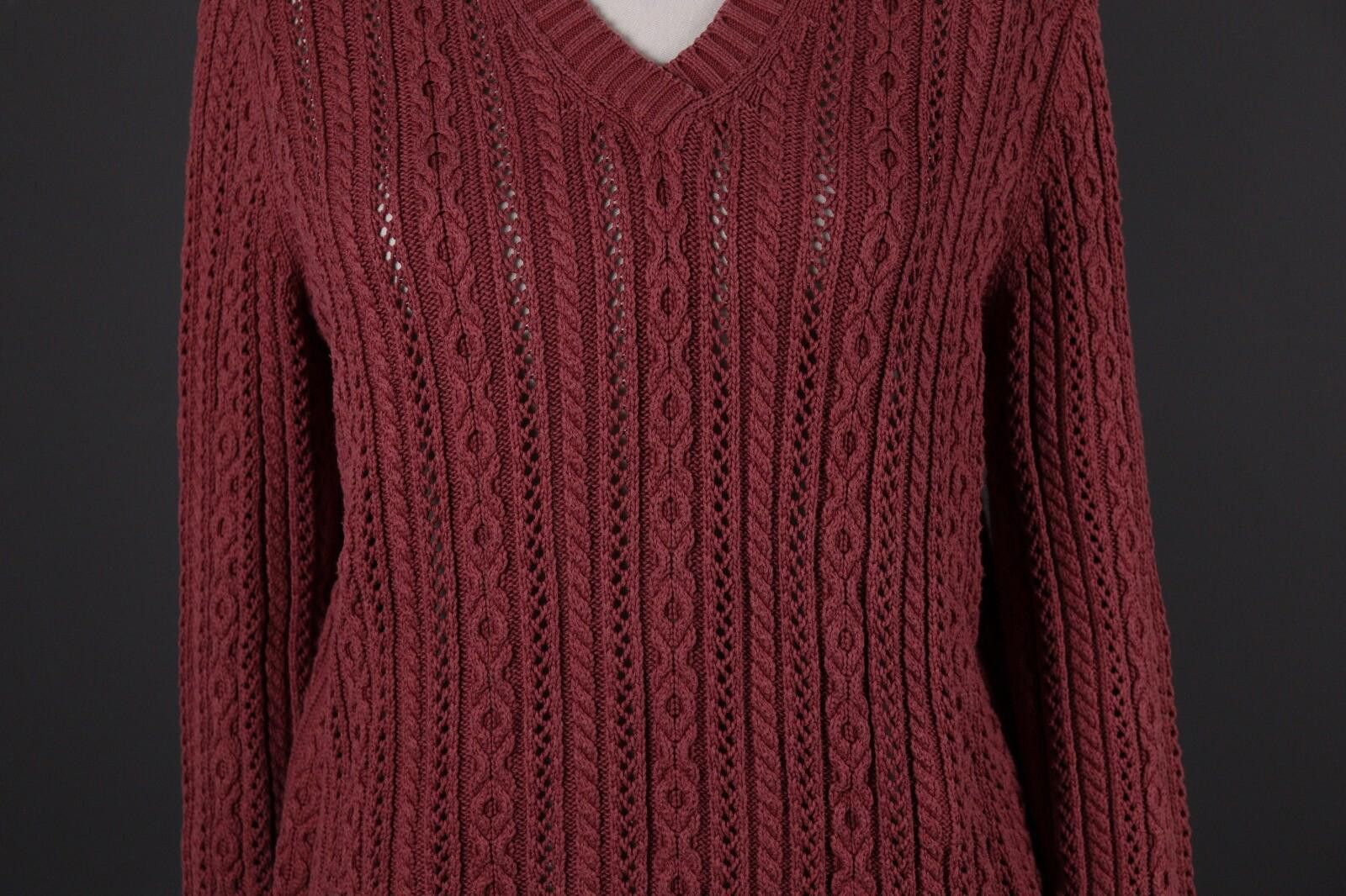 Lauren Ralph Lauren Lauren Ralph Lauren Cotton Cable Knit Sweater Size M Size M / US 6-8 / IT 42-44 - 3 Thumbnail