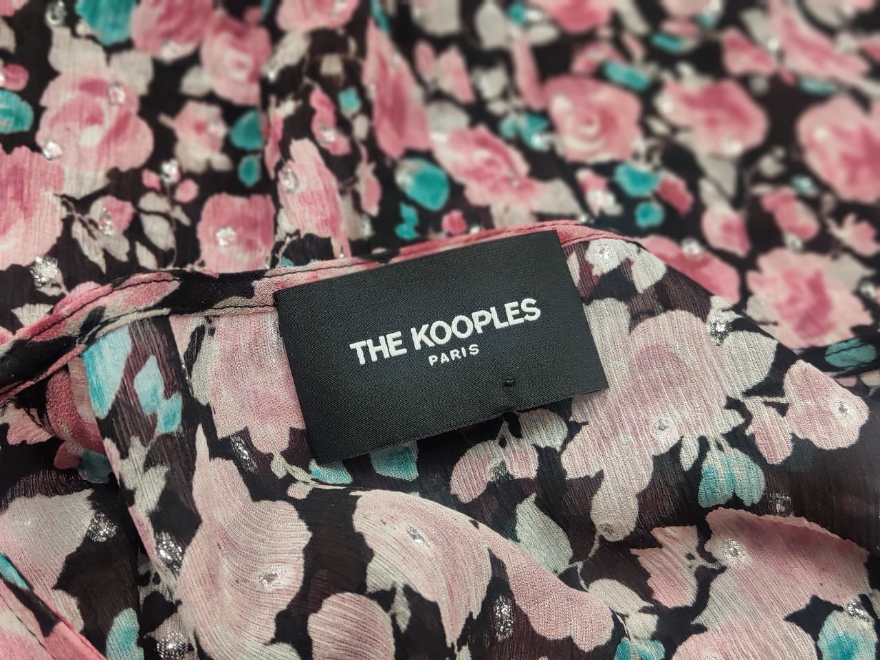 The Kooples The Kooples Cherry Blossom Blend Mini Dress Candy Flowers Size M / US 6-8 / IT 42-44 - 14 Thumbnail