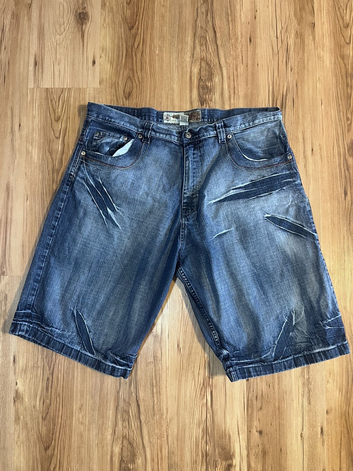 JNCO × Southpole evolution baggy rap jorts Size US 40 / EU 56 - 2 Thumbnail