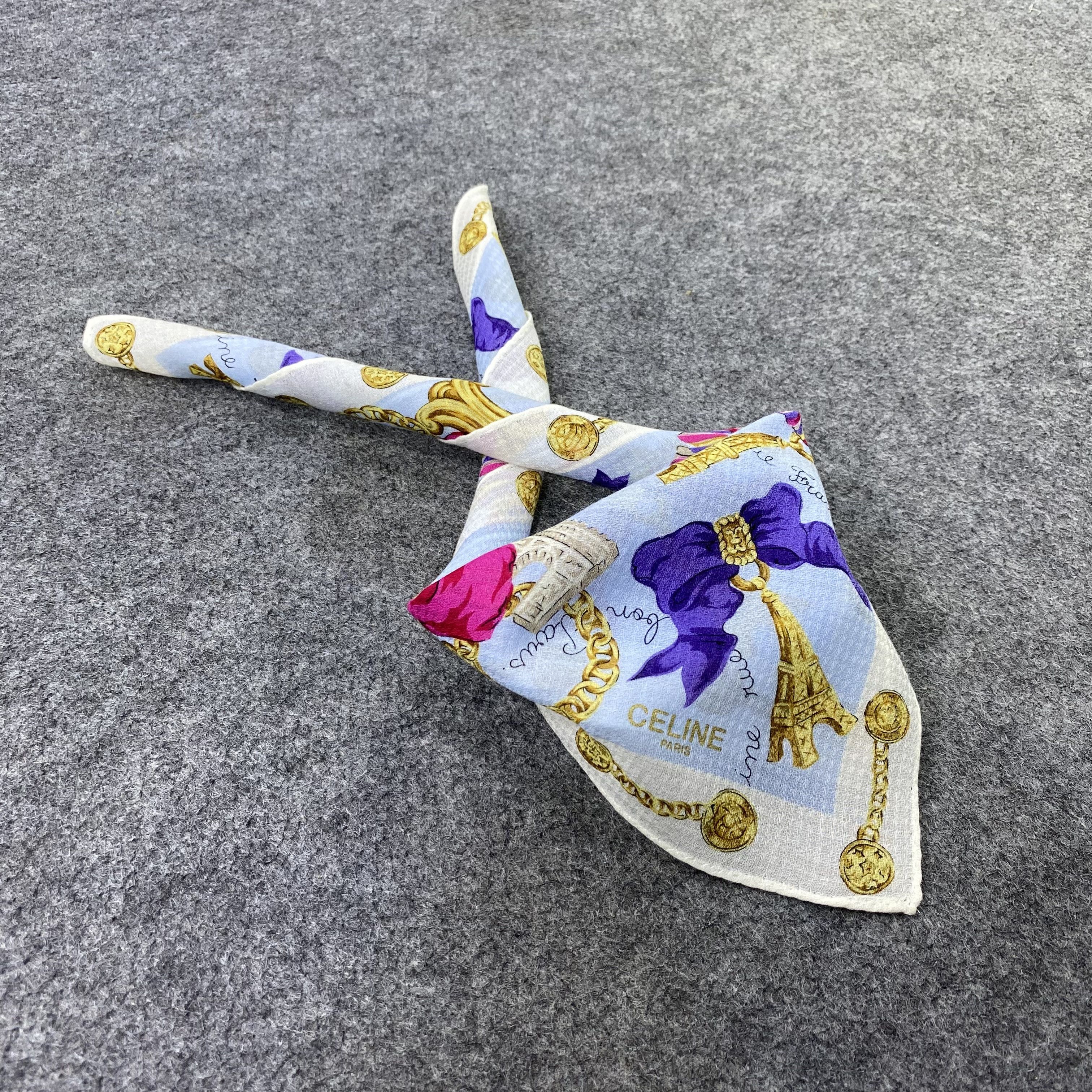 Celine Celine Handkerchief Neckerchief Bandana-B1988 Size ONE SIZE - 1 Thumbnail