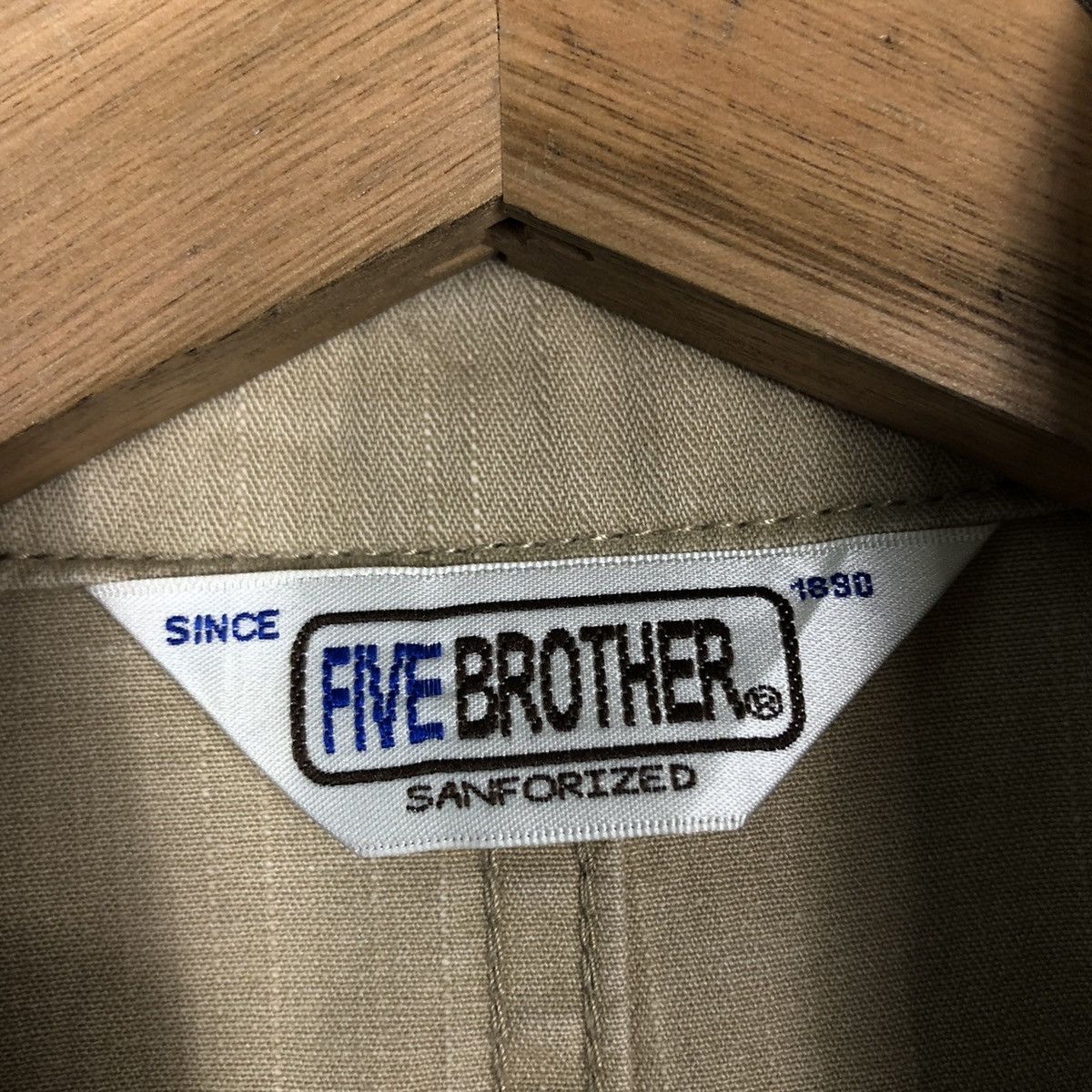 FiveBrother × Japanese Brand 🔥Rich Brown - Long Fly Coats Double Breast Jacket Size US L / EU 52-54 / 3 - 12 Thumbnail