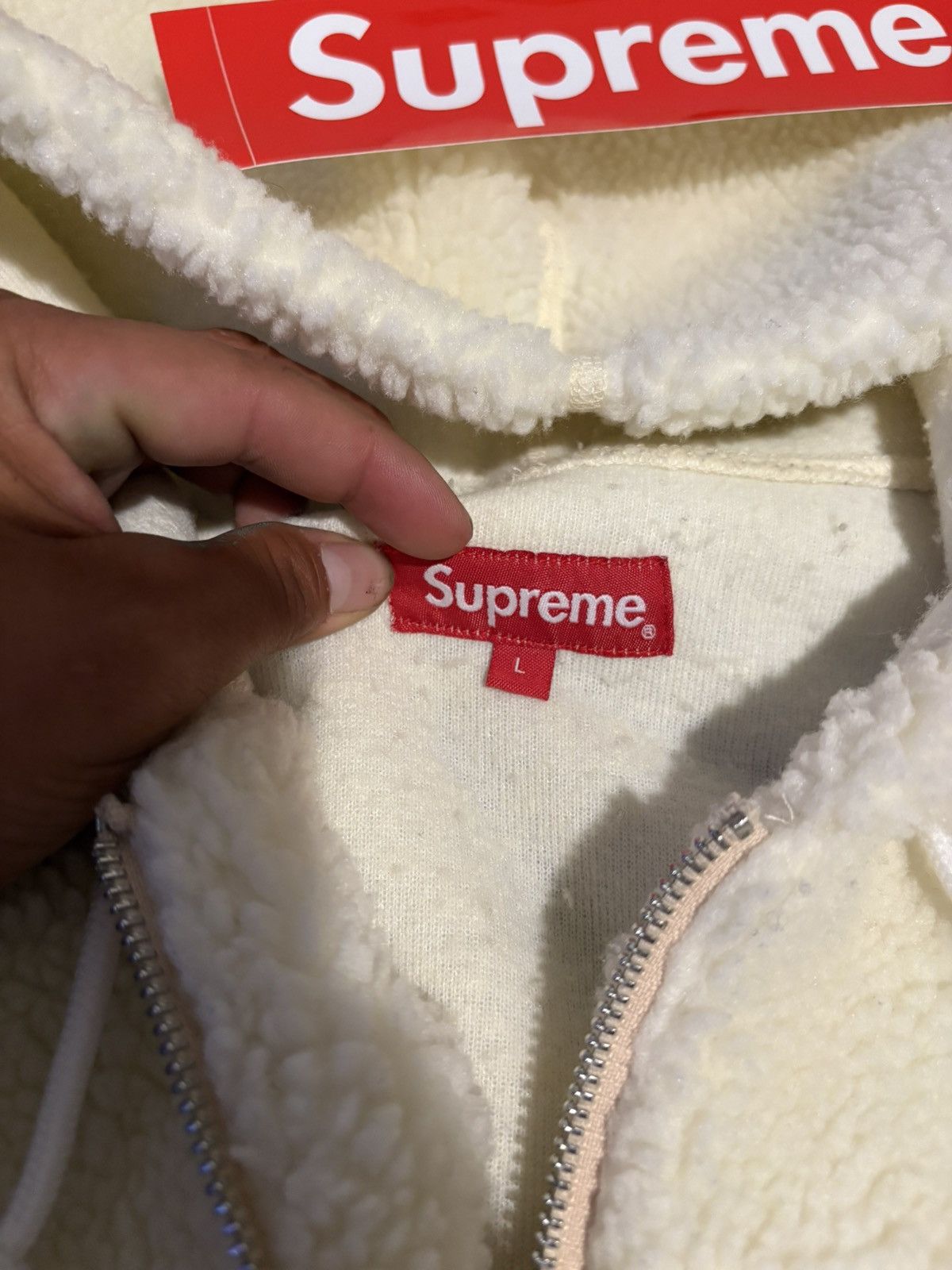 Supreme Supreme Sherpa fleece pullover Size US L / EU 52-54 / 3 - 7 Thumbnail