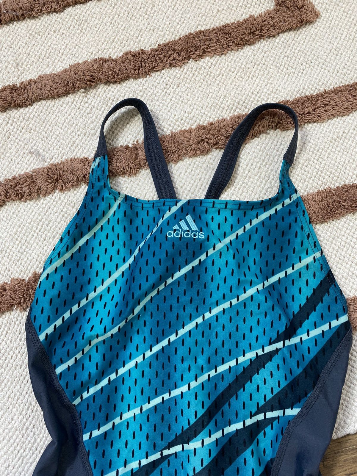 Adidas VINTAGE RARE ADIDAS 00s STYLE SWIMSUIT Size ONE SIZE - 2 Thumbnail