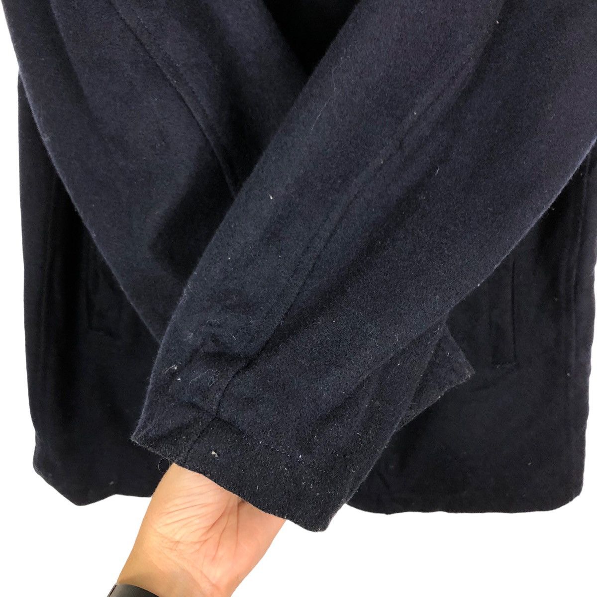 Issey Miyake 🔥Ships Jet Blue by Issey Miyake Double Breast Chore Jacket Size US M / EU 48-50 / 2 - 12 Thumbnail