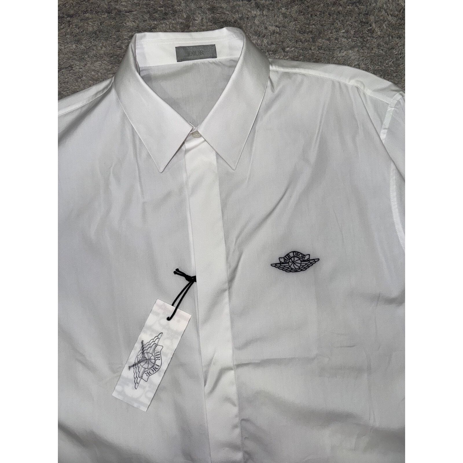 Dior Air Dior Jordan Wing Basketball White Logo Long Sleeve Size US XXS / EU 40 - 4 Thumbnail