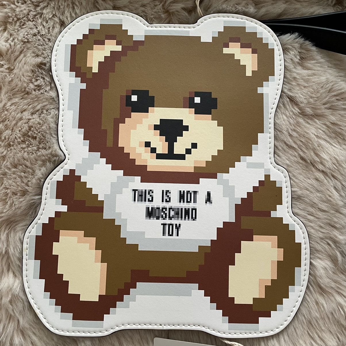 Moschino Moschino Runway The Sims Pixel Teddy Bear Crossbody Bag Size ONE SIZE - 12 Thumbnail