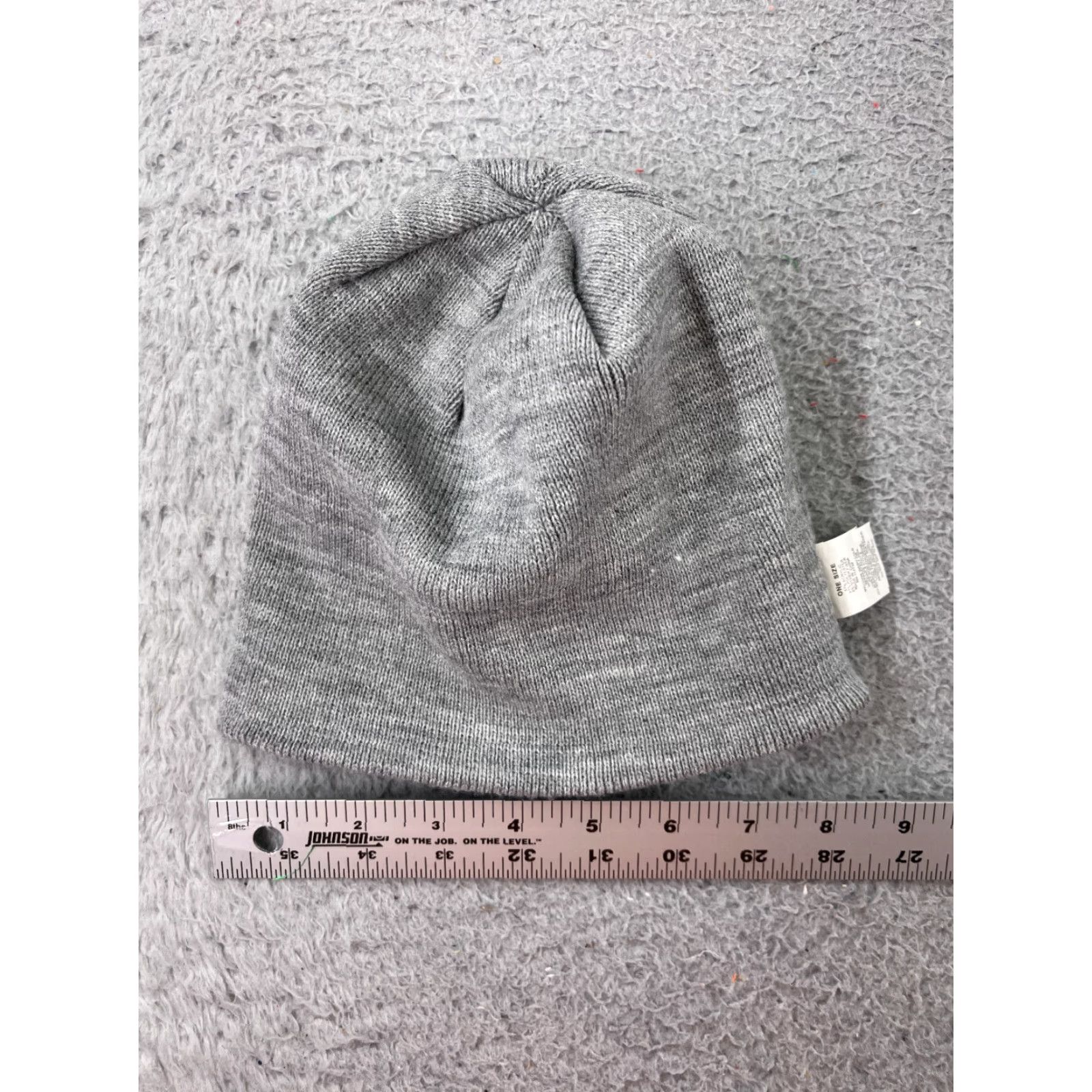 Vintage Gerry Beanie Toque Unisex Adults One Size Gray Knit Stripe Polyester Acrylic Blend Beanie Ski Style, Casual, Travel, 1 Size, Fall Winter Size ONE SIZE - 6 Thumbnail
