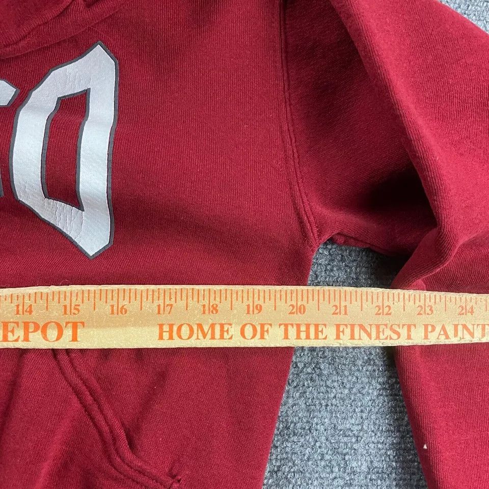 Russell Athletic × Vintage Vintage Chicago State Hoodie Adults Small Red Pullover Size S / US 4 / IT 40 - 6 Thumbnail