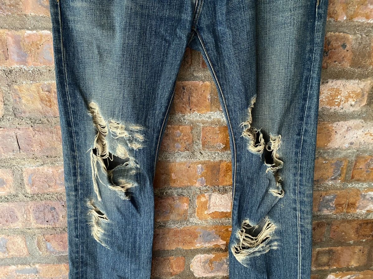 Tornado Mart 2000s RICO Japan Distressed Hem RIRI Zipper Size US 34 / EU 50 - 4 Thumbnail