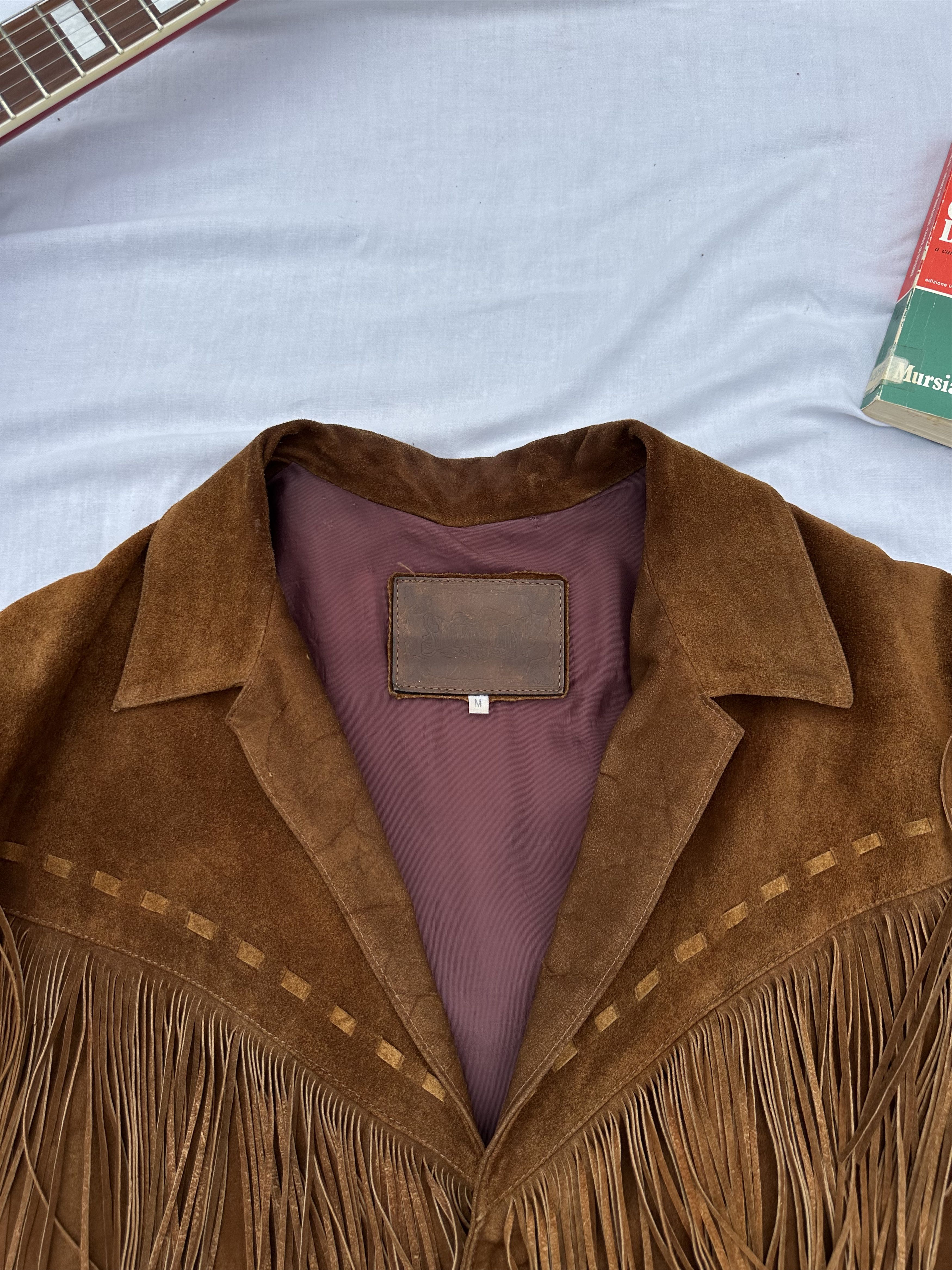 Vintage 1990s Suede Fringe Jacket - Cowboy Style M Size US M / EU 48-50 / 2 - 4 Thumbnail