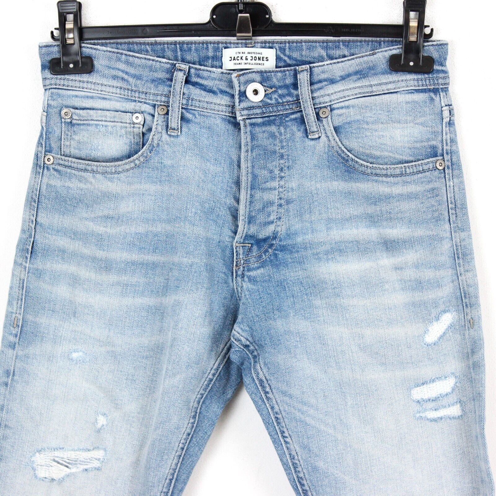 Jack & Jones Glenn W28 L32 Slim Fit Tapered Leg Jeans Denim Pants ripped Size US 28 / EU 44 - 2 Thumbnail