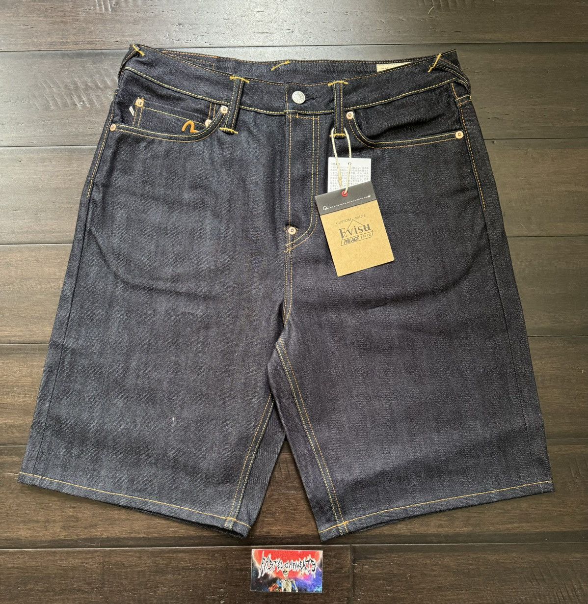 Evisu × Palace Palace Evisu Selvedge Long Denim Short Raw Size US 32 / EU 48 - 5 Thumbnail