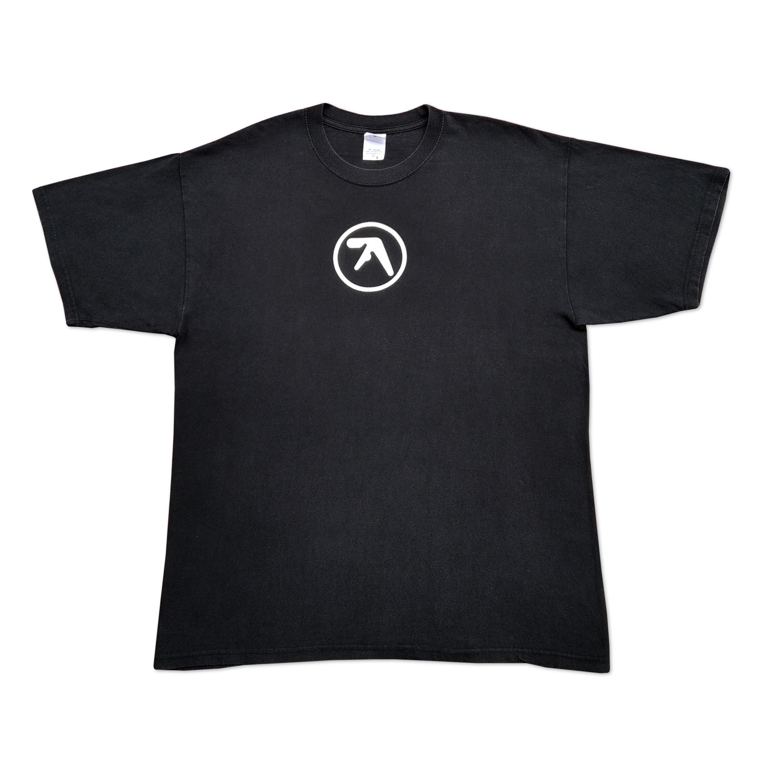 image of Apex x Band Tees Vintage Mid 00's Aphex Twin T-Shirt Travis Scott in Black, Men's (Size XL)