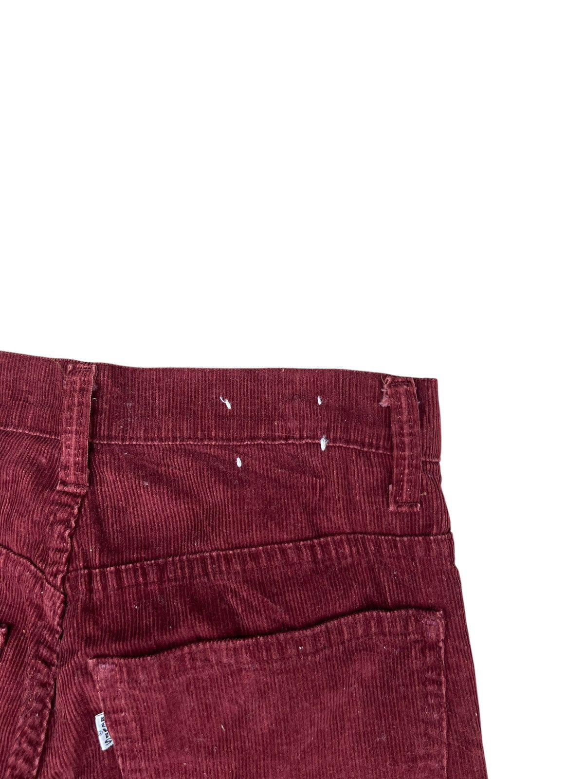 Levi's Vintage 70s Levi’s 646 Maroon Corduroy Bootcut Jeans Size US 29 - 19 Thumbnail