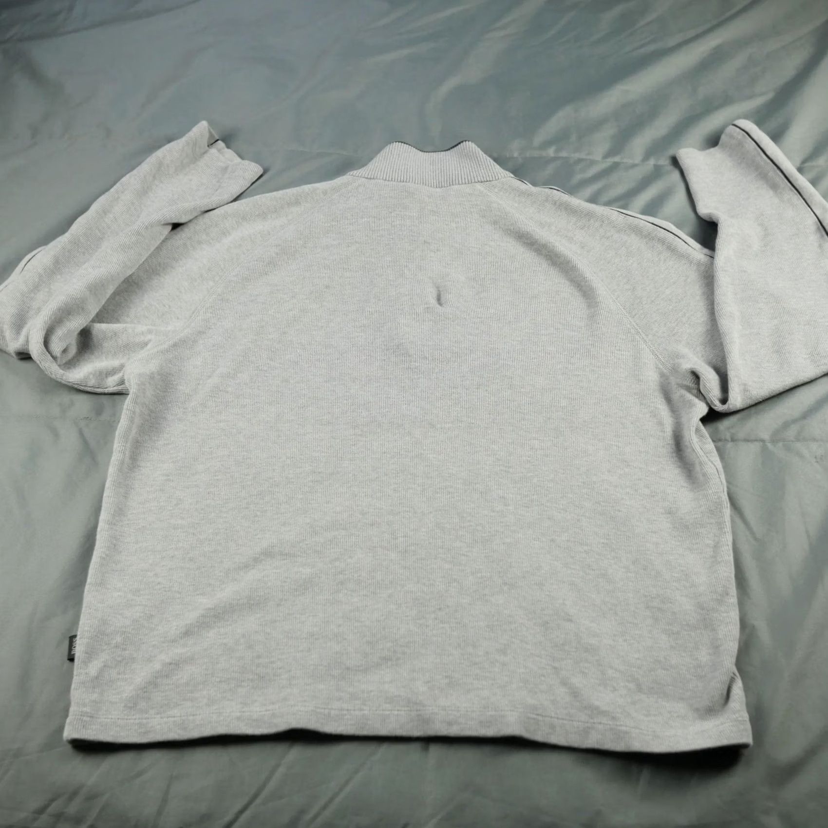 Hugo Boss BOSS Hugo Boss Sweater Mens XL Gray Mock Neck Pullover Size US XL / EU 56 / 4 - 3 Thumbnail