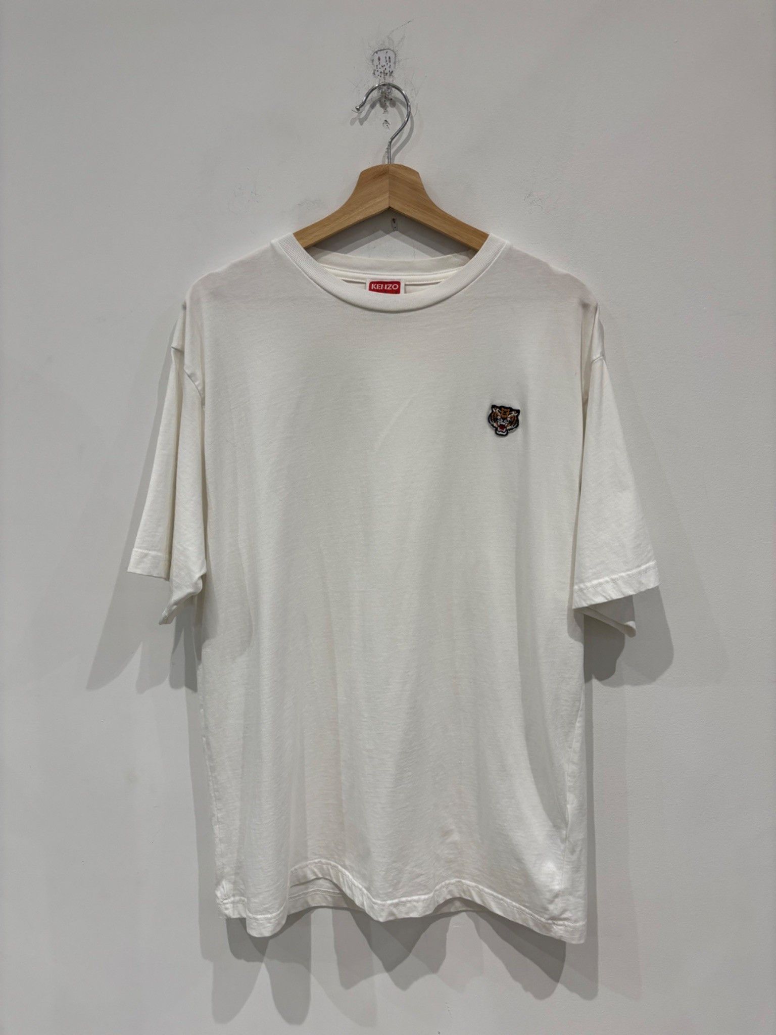 Kenzo Kenzo Wild Tiger Embroidered Shirt White Size US XL / EU 56 / 4 - 1 Thumbnail