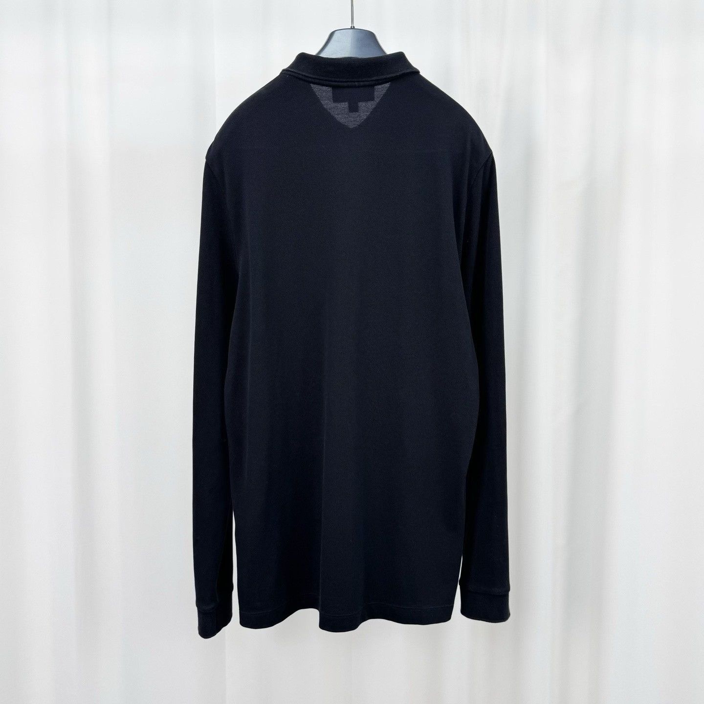 Burberry Burberry Embroidered Horseferry Check Polo Long Sleeve Size US XL / EU 56 / 4 - 2 Thumbnail