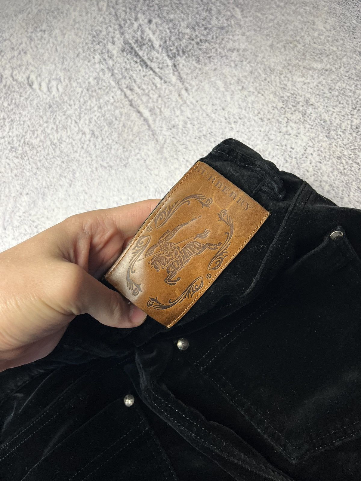 Burberry Vintage Burberry Velveteen Pants Y2K Size 28" / US 6 / IT 42 - 18 Thumbnail