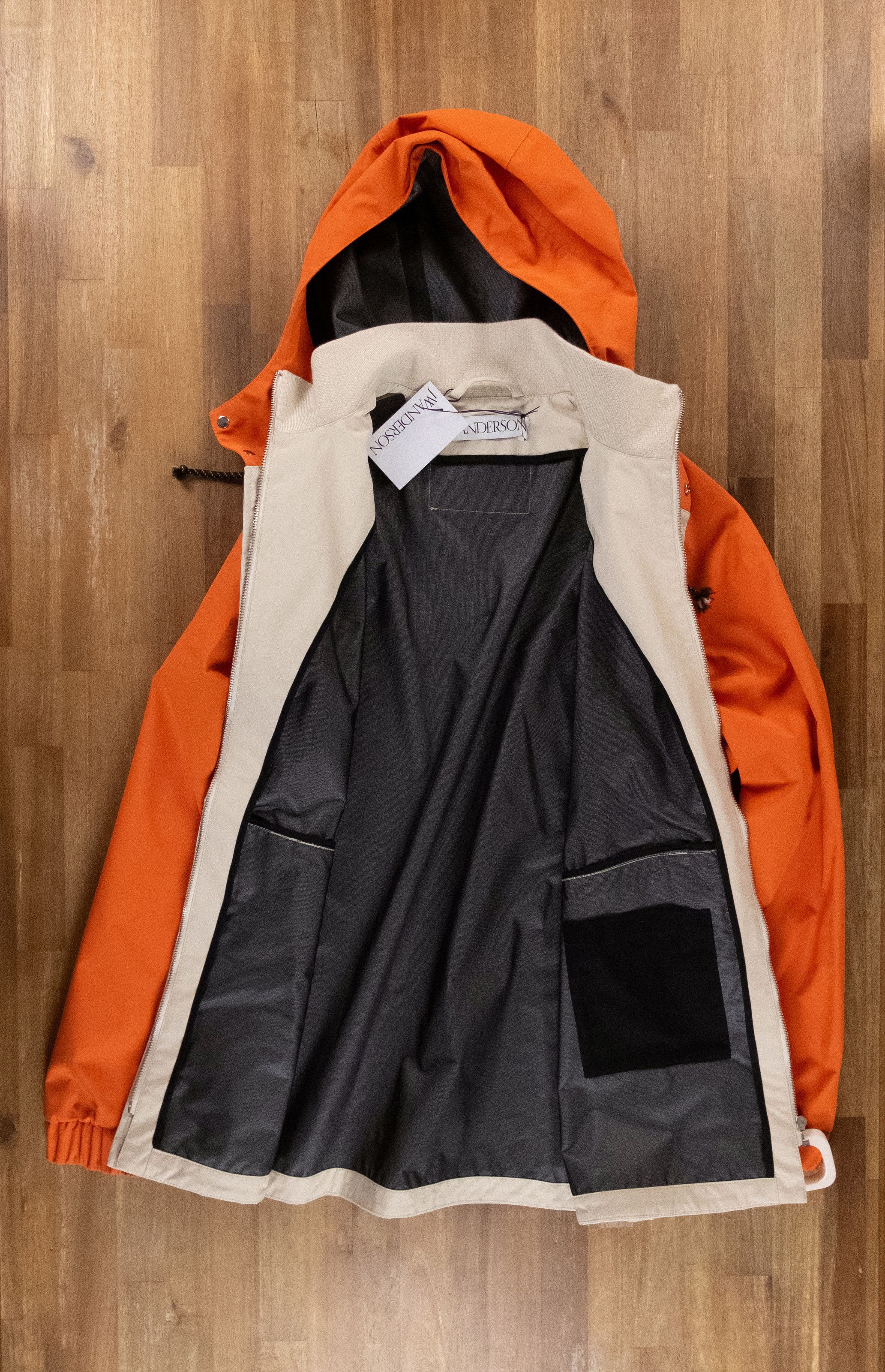 JW Anderson JW Anderson beige orange colorblock hood parka jacket Medium Size US M / EU 48-50 / 2 - 10 Thumbnail