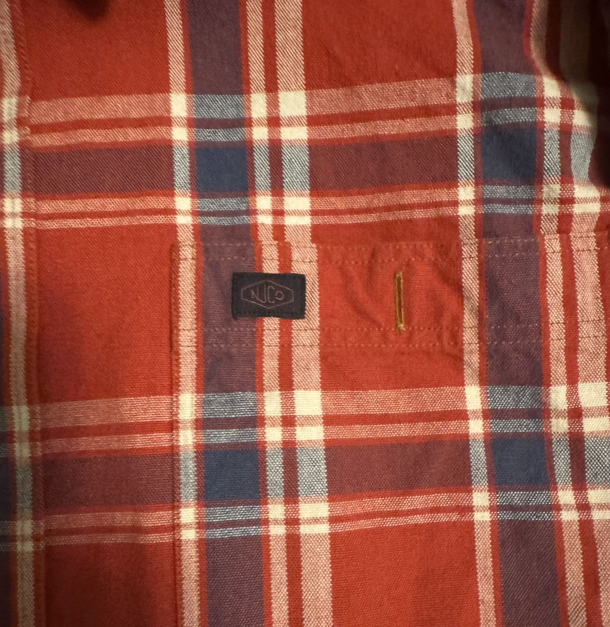 Nudie Jeans Nudie Jeans Red Filip Shirt Size US XL / EU 56 / 4 - 2 Thumbnail