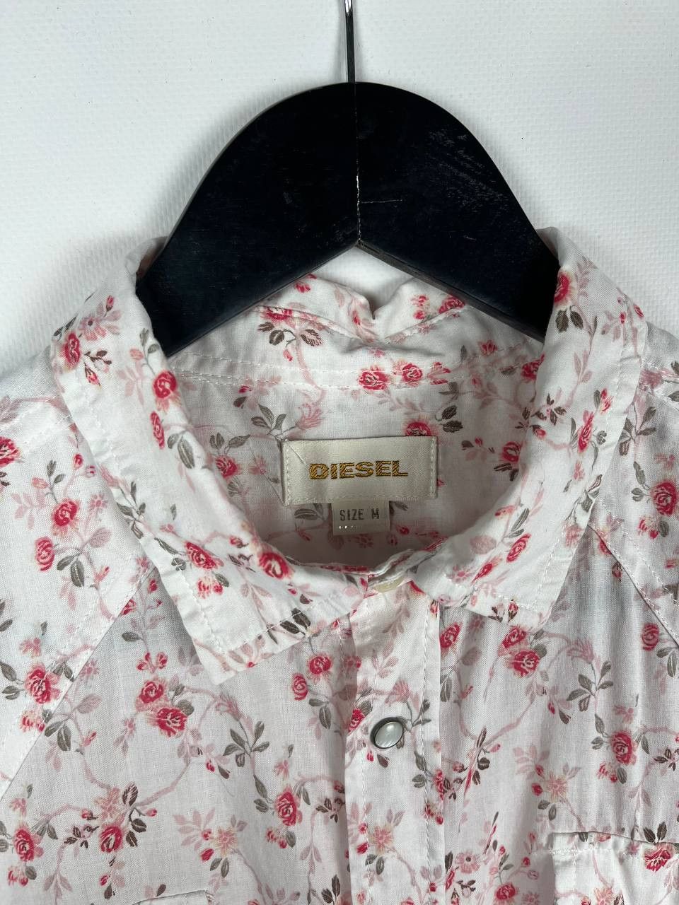 Diesel DIESEL Floral Print Western Style Shirt Snap Fastening Size US M / EU 48-50 / 2 - 4 Thumbnail