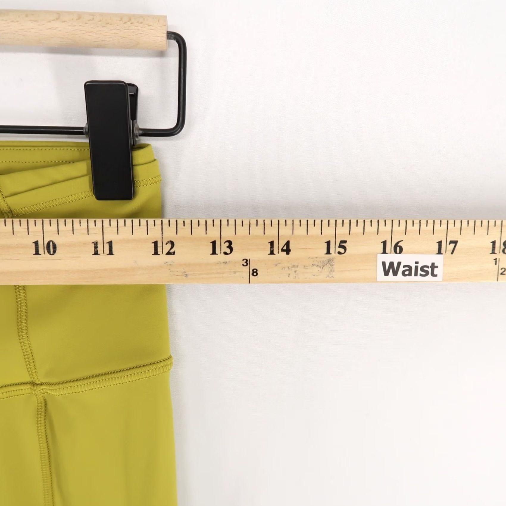Lululemon Lululemon Womens Leggings 4 Golden Lime High Rise Fast Free Side Pockets Size 27" / US 4 / IT 40 - 4 Thumbnail