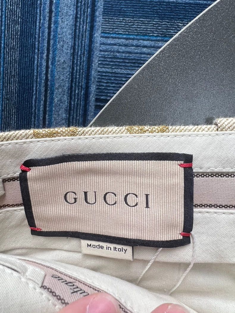 Gucci Gucci Full-print denim suit trousers 2504-Nextarrow Size US 36 / EU 52 - 3 Thumbnail