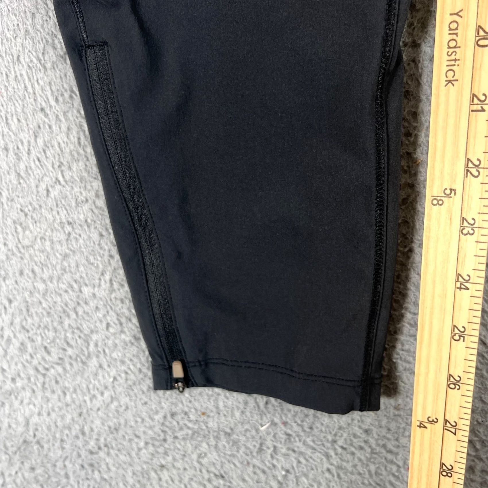 Vintage REI Co-op Pants Mens S Black Nylon Spandex Stretch Ankle Zip Running Athletic Size US 29 - 5 Thumbnail
