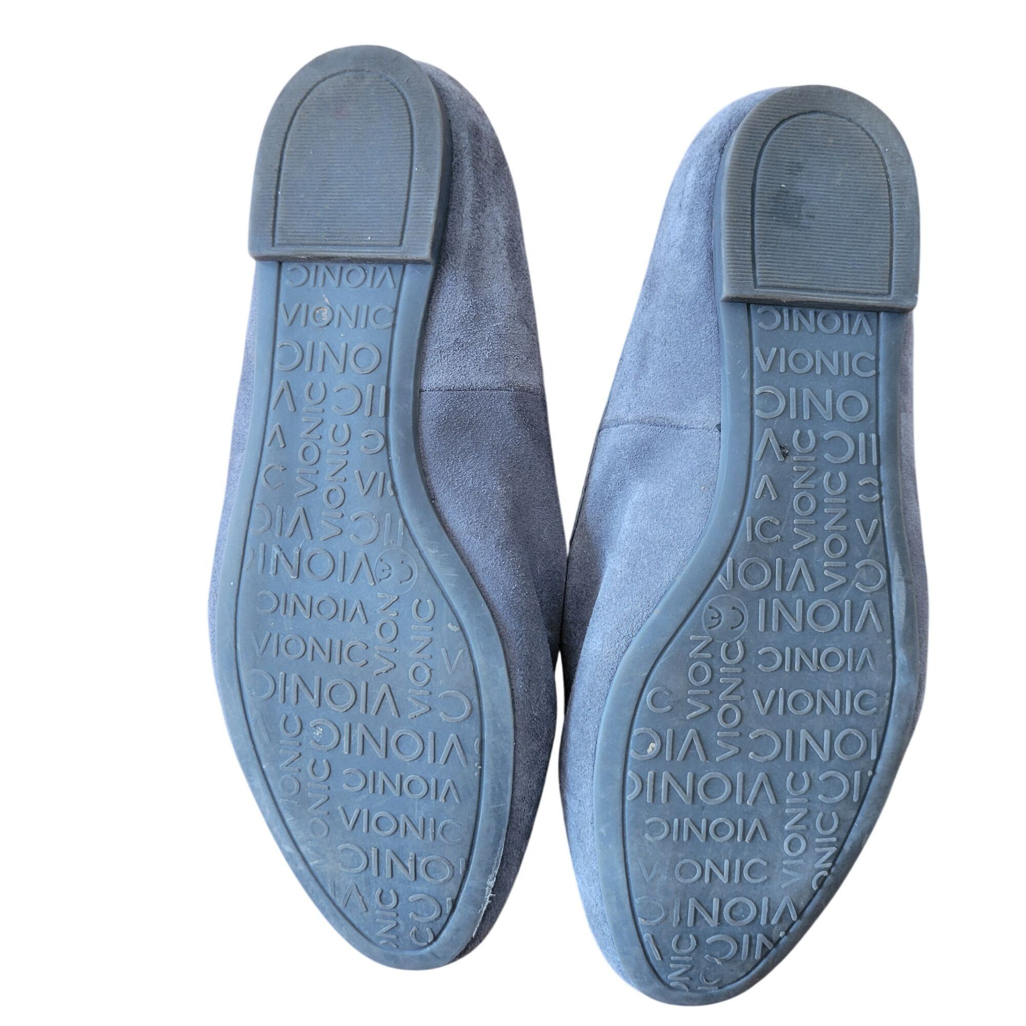 Vionic Vionic Leather Suede Gray Loafers 6 Slip On Comfort CARNEGIE Size US 6 / IT 36 - 4 Thumbnail