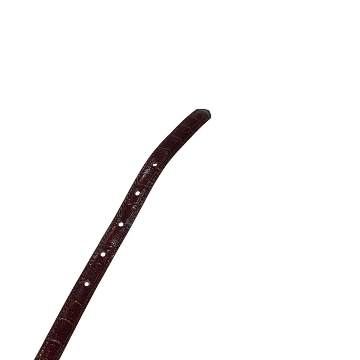 Peace Sign Buckle Leather Belt