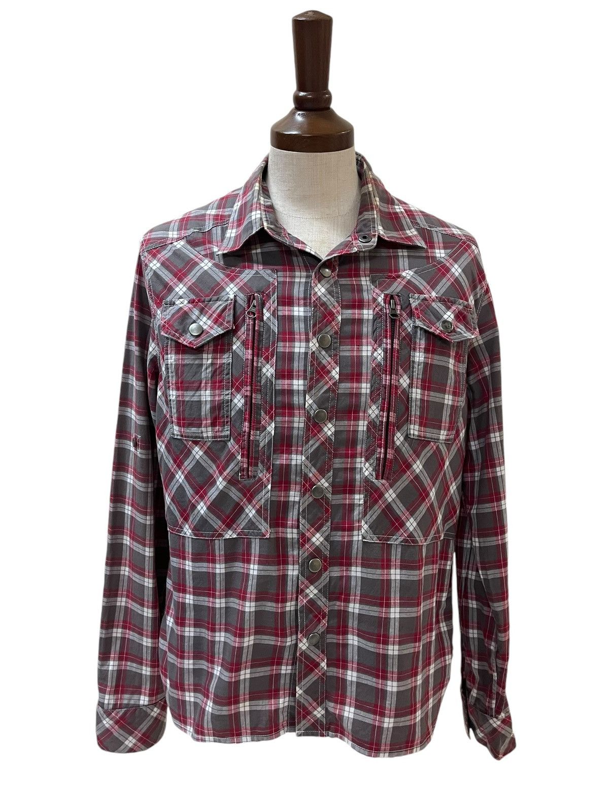 PPFM PPFM Longsleeve Shirt Checkered Design Size US L / EU 52-54 / 3 - 1 Thumbnail