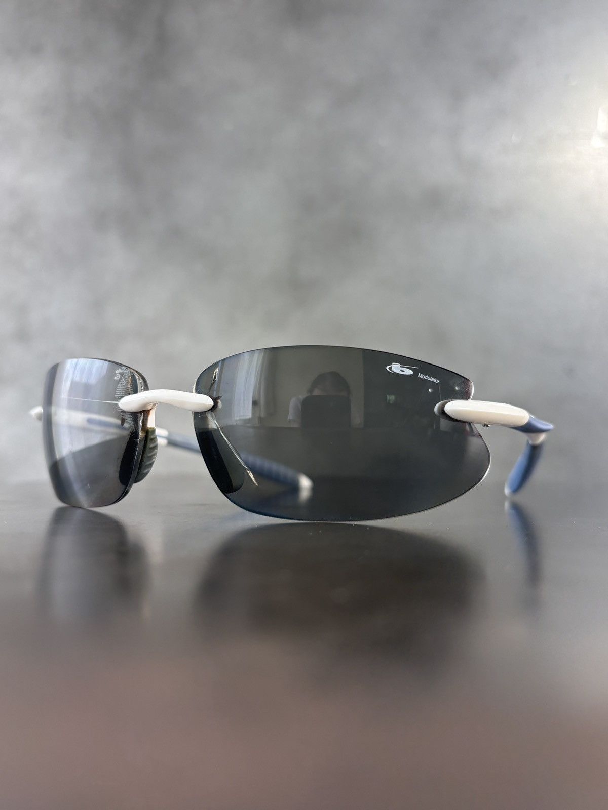 Bolle × Vintage Vintage Bolle Sunglasses Clutch Modulator Rimless Maui Jim Size ONE SIZE - 1 Thumbnail