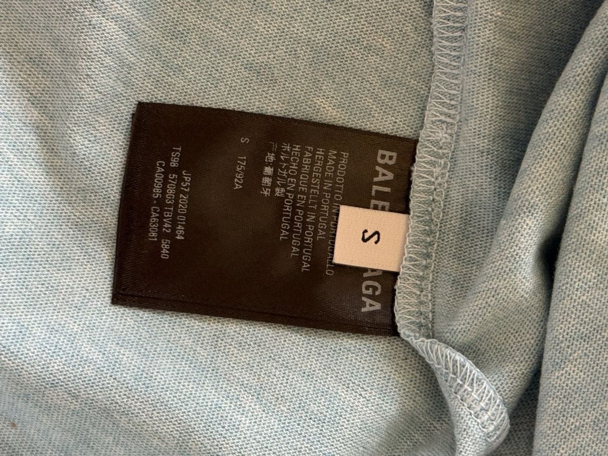 Balenciaga Balenciaga sky bluet shirt Size US S / EU 44-46 / 1 - 6 Thumbnail