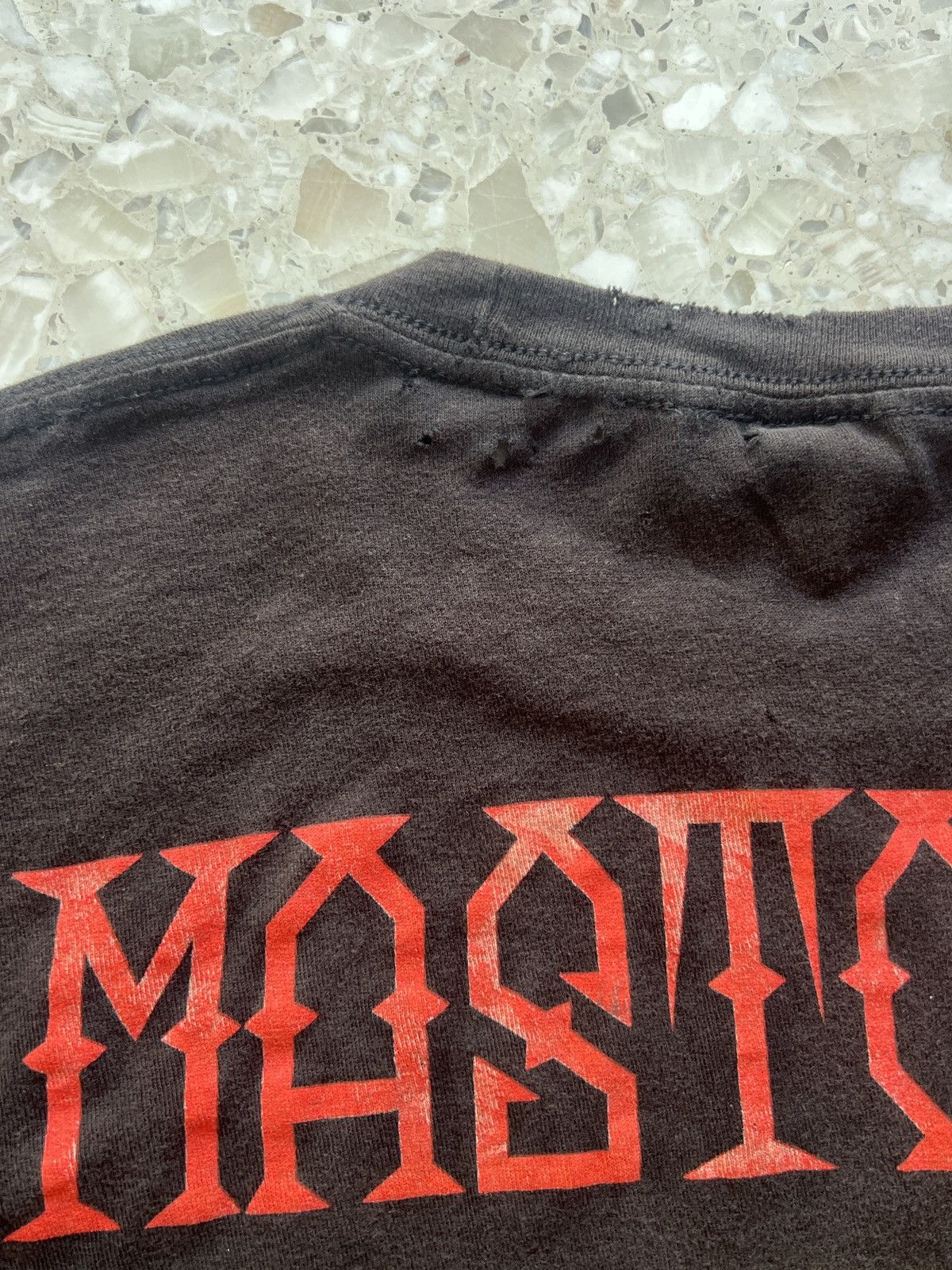 Tultex Mastodon 2017 Tour Shirt XL Metal Rock Band Thrashed faded Size US XL / EU 56 / 4 - 13 Thumbnail