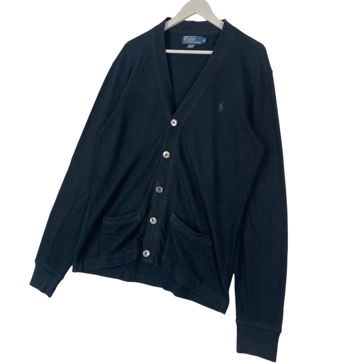 Polo Ralph Lauren Vintage Ralph Lauren Cardigan Black Pullover Jumper Size M Size M / US 6-8 / IT 42-44 - 2 Thumbnail