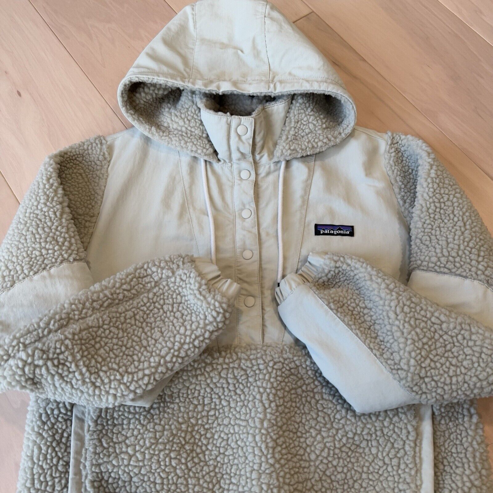 Patagonia Patagonia Shelled Retro X Pullover Women's Small Beige Size S / US 4 / IT 40 - 4 Thumbnail