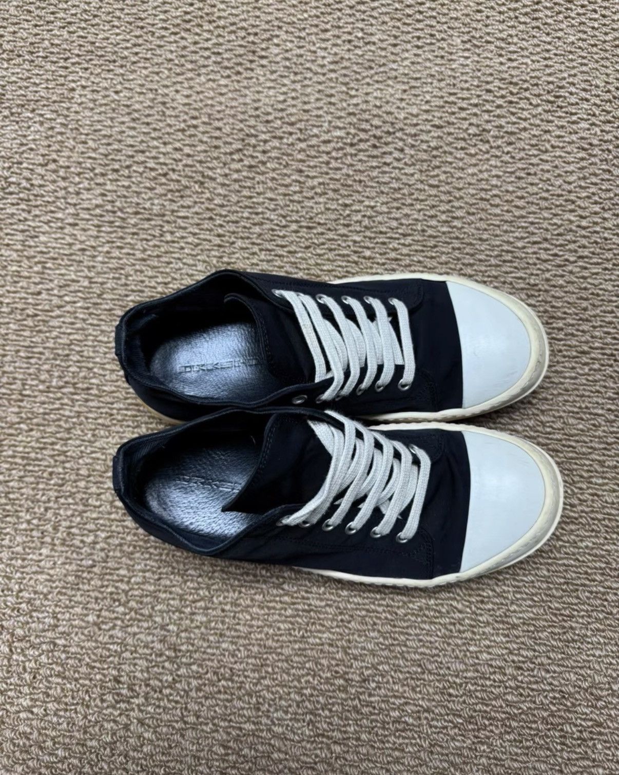 Rick Owens Rick Owens DRKSHDW Low Top Ramones K37 Size US 6.5 / EU 39-40 - 2 Thumbnail