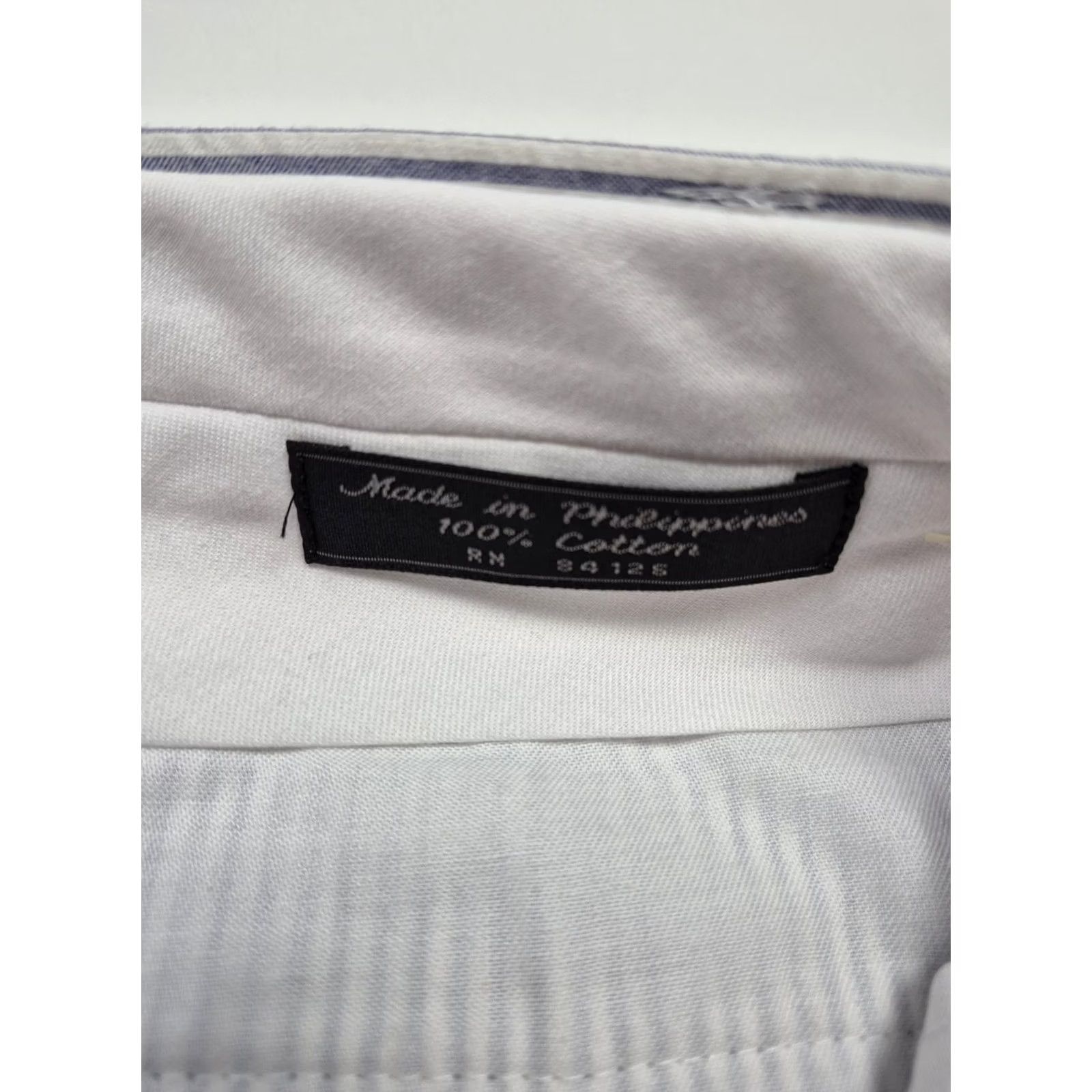Vintage Haspel Dress Pants Mens 40x37 Blue Cotton Pleated Stripe New Orleans Suit / Business, Wedding, Spring, Summer Mens 40W 37in Inseam Size 40R - 3 Thumbnail