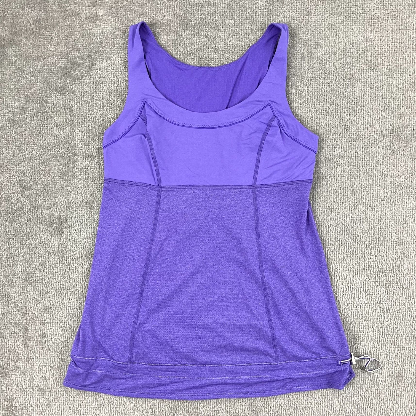 Lululemon Lululemon Ta Ta Topper Tank Top Womens Size 2/4 Purple Cinched Performance Gym Size XS / US 0-2 / IT 36-38 - 3 Thumbnail