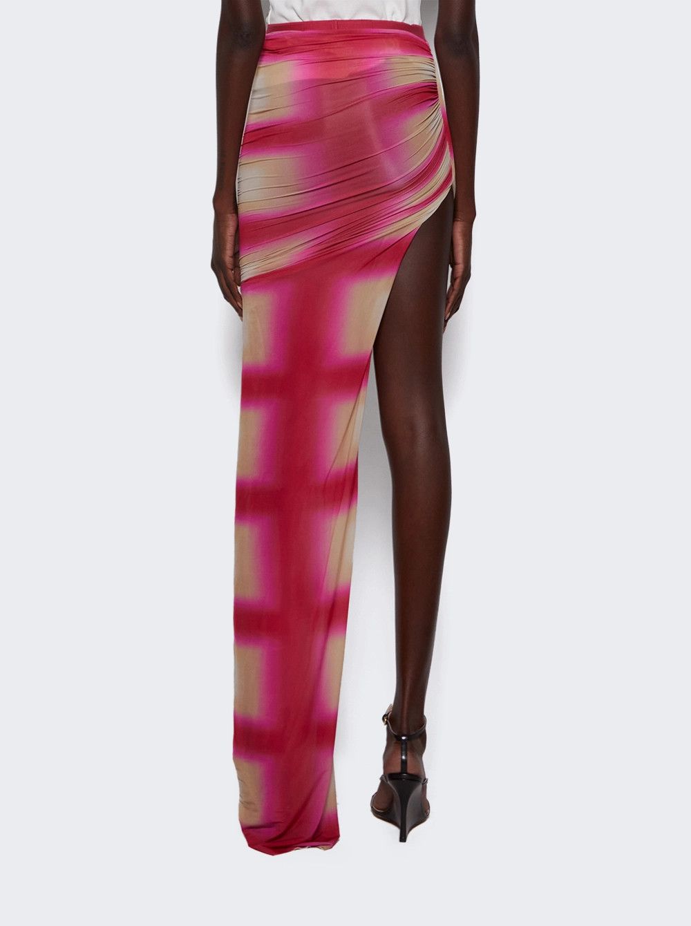 Rick Owens o1mle0426 EDFU Skirt in Pink Size 28" / US 6 / IT 42 - 5 Thumbnail