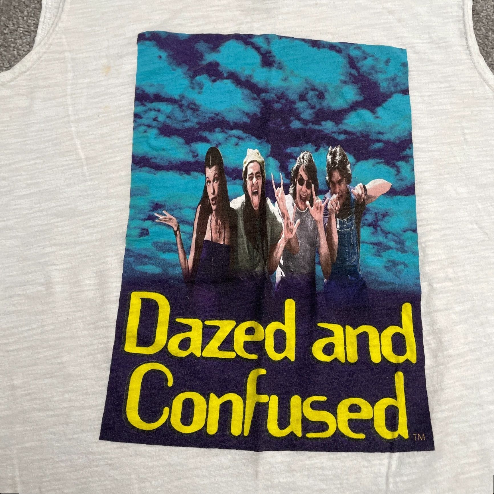 Vintage Dazed And Confused 70's Vintage Tank Top Womens 2XL White Graphic Casual Movie Tank Womens 2XL White 70s Dazed And Confused Size XXL / US 16-18 / IT 52-54 - 5 Thumbnail